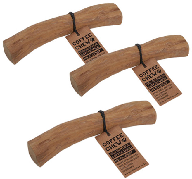 커피츄 커피나무 개껌 장난감, 3개