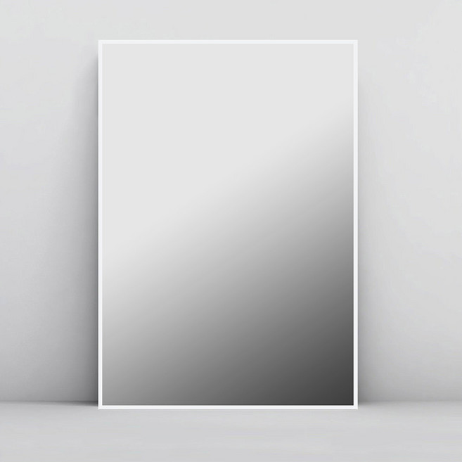 마니앤솔 알루미늄 벽거울 대, 화이트