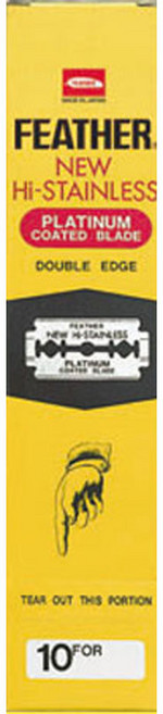 페더 양날 면도기날, 10개입, 1개