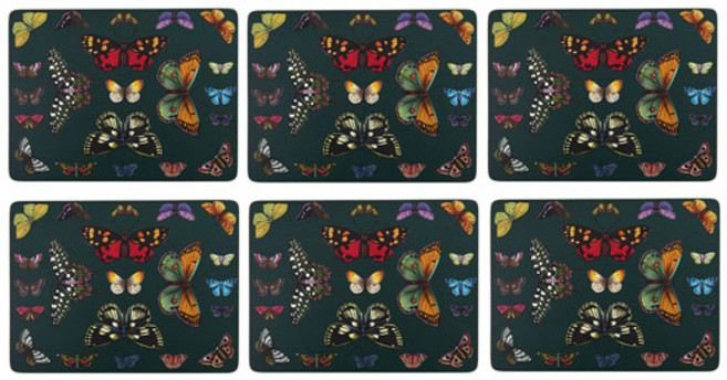 포트메리온 보타닉 가든 하모니 테이블 매트 중 6p, 혼합색상, 30.5 x 23 cm, 6개