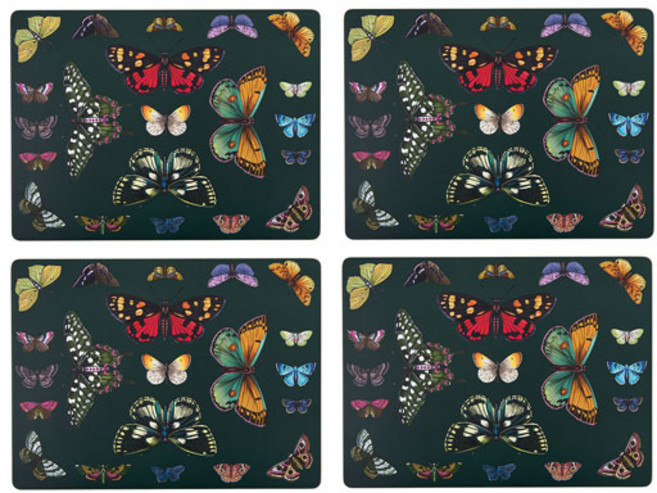 포트메리온 보타닉 가든 하모니 테이블 매트 대 4p, 혼합색상, 40 x 29 cm, 4개