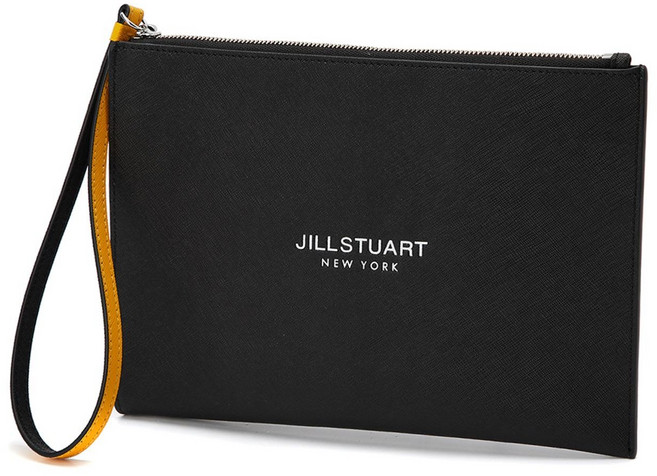 질스튜어트 단독 로고배색 가죽 클러치백 JAWA3E928BK