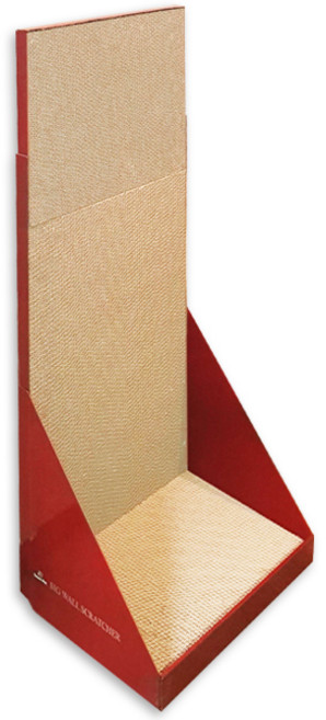 퀸펫 대형 고양이 월 기둥형 스크래쳐, 레드, 1개