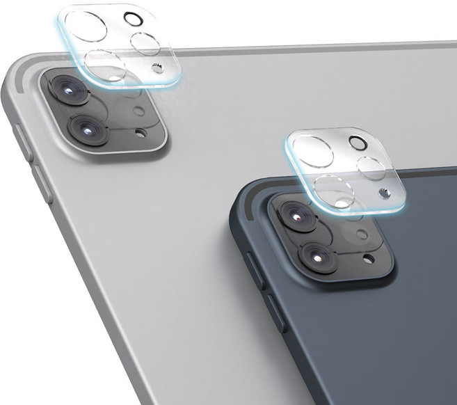 구스페리 태블릿 PC 패드 카메라 렌즈 강화유리 액정보호필름 2개, 투명