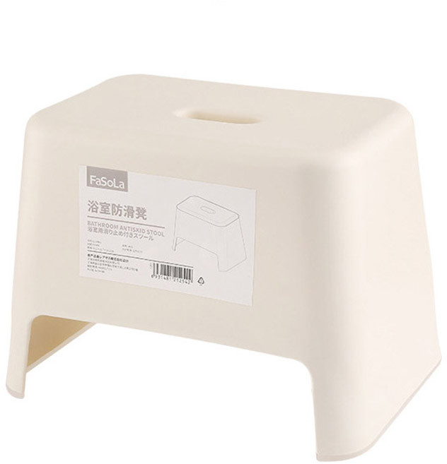 온더칩 미끄럼방지 다용도 목욕탕의자, 1개, 베이지