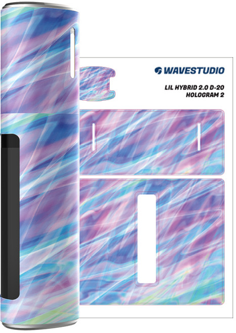 웨이브스튜디오 릴 하이브리드 스킨 스티커 2.0 2p, D 20 HOLOGRAM 2, 1개