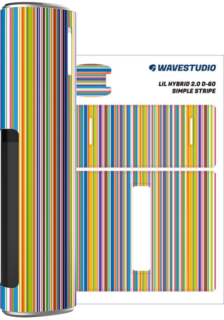 웨이브스튜디오 릴 하이브리드 스킨 스티커 2.0 2p, D 60 SIMPLE STRIPE, 1개