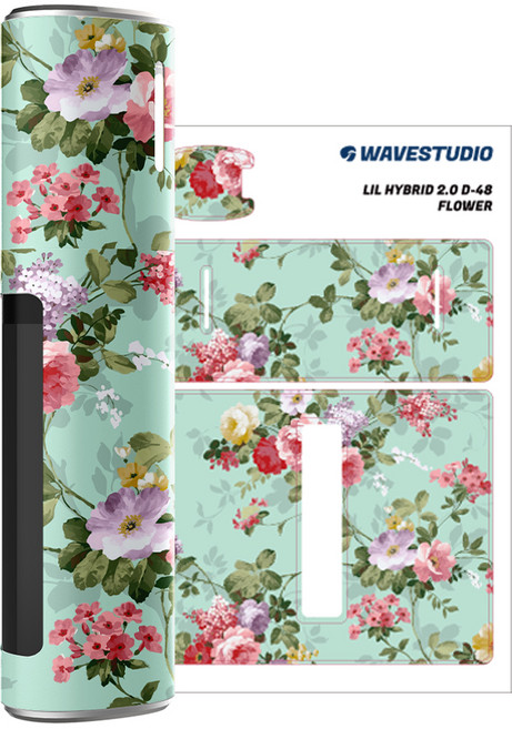 웨이브스튜디오 릴 하이브리드 스킨 스티커 2.0 2p, D 48 FLOWER, 1개