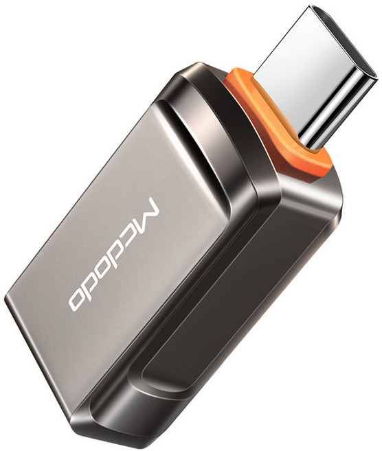 맥도도 USB-A 3.0 to C타입 OTG 젠더, 딥그레이, 1개