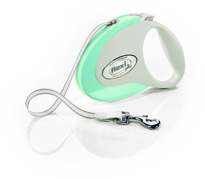 플렉시 스타일 자동목줄 M, 민트, 1개