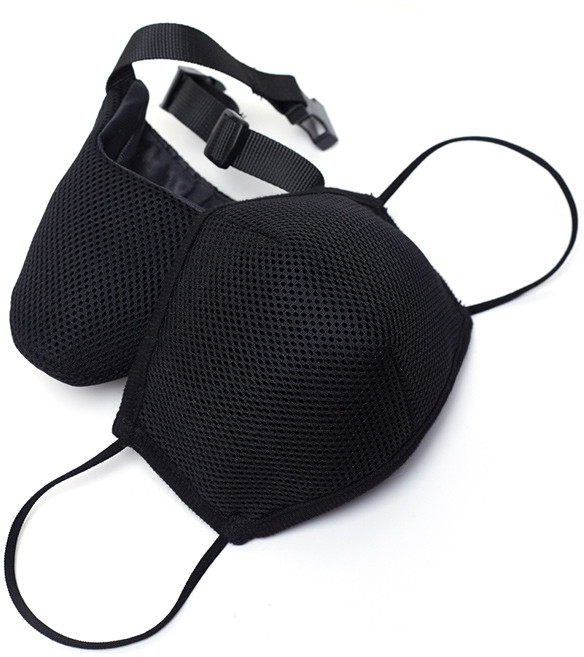 펫스크 세노 마스크 견주용 M + 반려견용 XXL 세트 블랙, 1세트