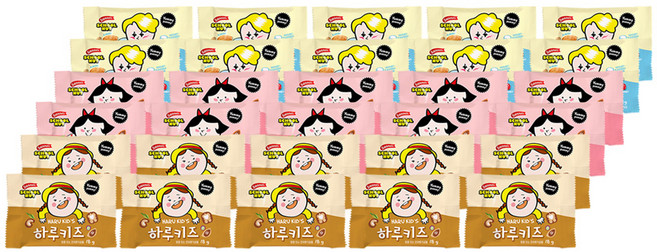 스쿨넛 하루견과 3종 x 10p, 아몬드,호두,캐뉴넛트,건포도, 18g, 1세트