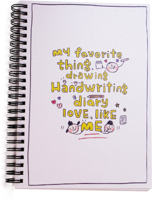 A5 크라프트 양면이형지 스티커북, 다꾸좋아, 40매, 1개