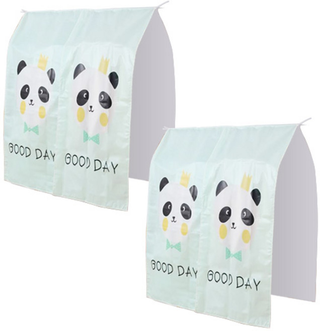 행거 드레스 커버 판다, 1개입, 2개