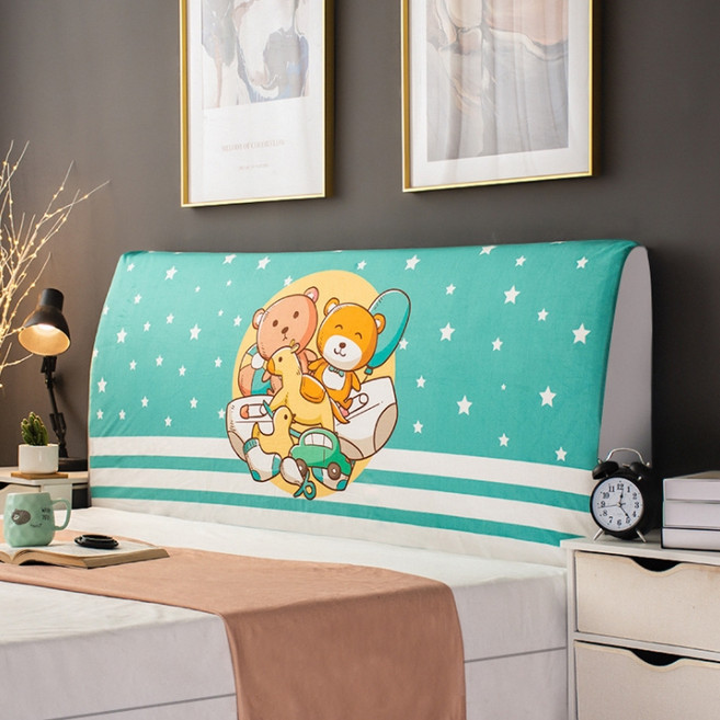 에이홉 아기자기 귀여운 침대헤드커버 테디베어, 혼합색상, 1개