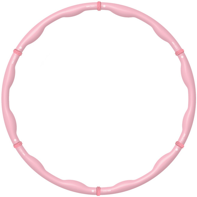 비핏 아이언 무게조절 훌라후프, 2.1kg, 혼합색상, 1개