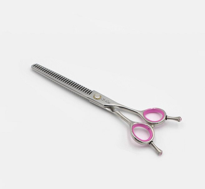 실버라인 지우개 요술 반려동물 미용가위 30발 17.5cm MDM7030, 혼합색상, 1개