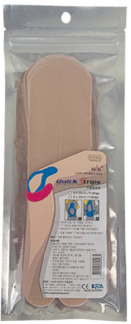 나사라 퀵스트립 키네시올로지 무릎 테이프 베이지 8개입, 1개
