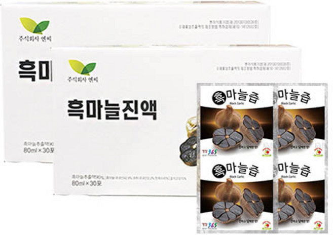 흑마늘 진액, 60개, 80ml