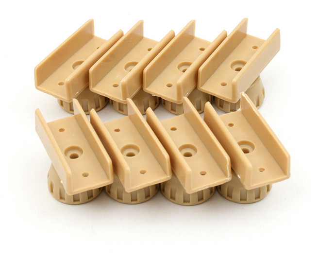 가구 조절발 의자부속품 18mm, 오크, 8개