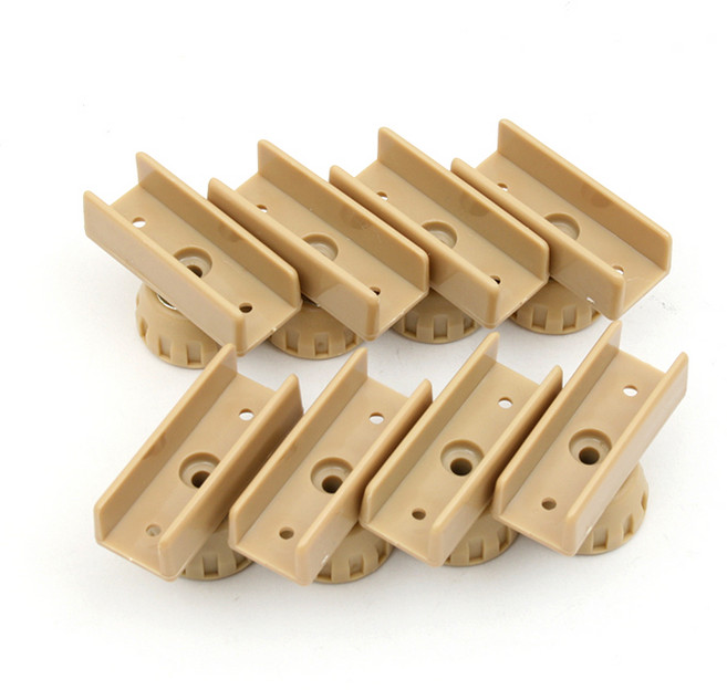 가구 조절발 15mm 8p 세트, 오크, 1개