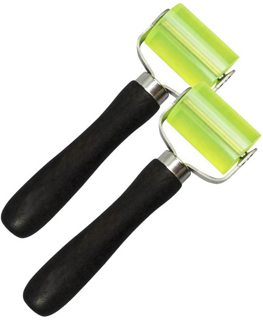 마메 방음지부착 롤러 2개, 형광