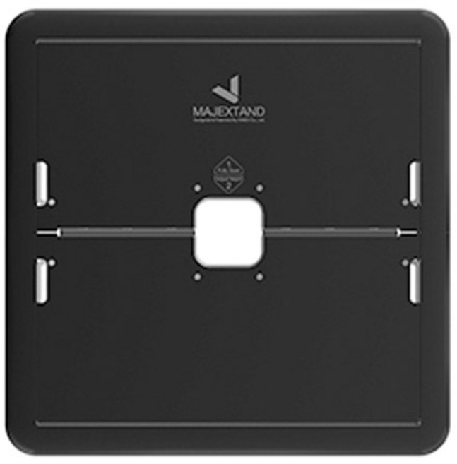 마제스탠드 6단계 높이조절 부착식 노트북거치대 1.7mm, 블랙, 1개