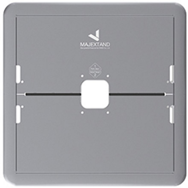 마제스탠드 6단계 높이조절 부착식 노트북거치대 1.7mm, 스페이스그레이, 1개