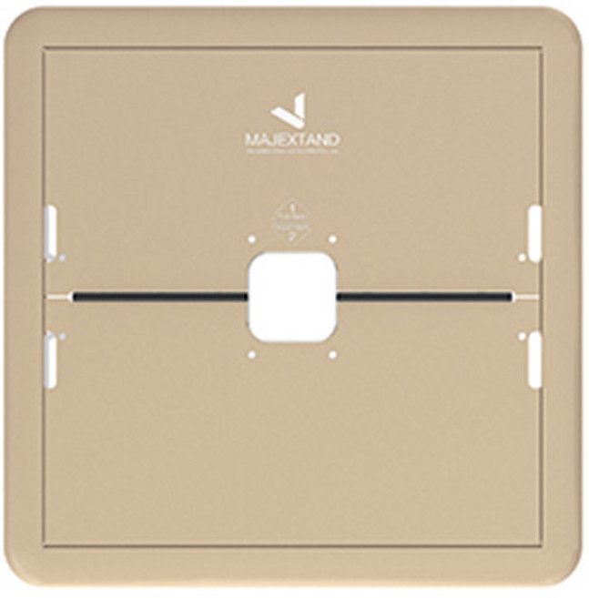 마제스탠드 6단계 높이조절 부착식 노트북거치대 1.7mm, 골드, 1개