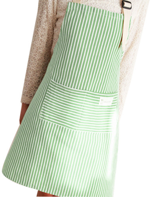 컬러 스트라이프 앞치마, 그린, 3개