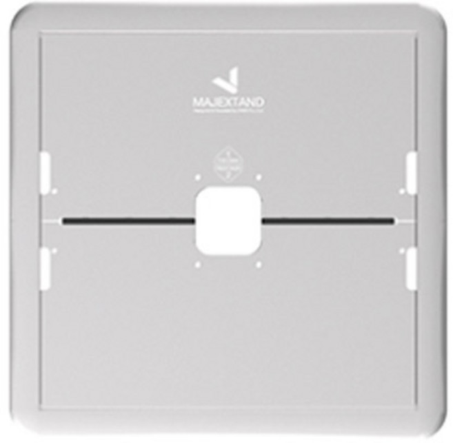 마제스탠드 6단계 높이조절 부착식 노트북거치대 1.7mm, 실버, 1개