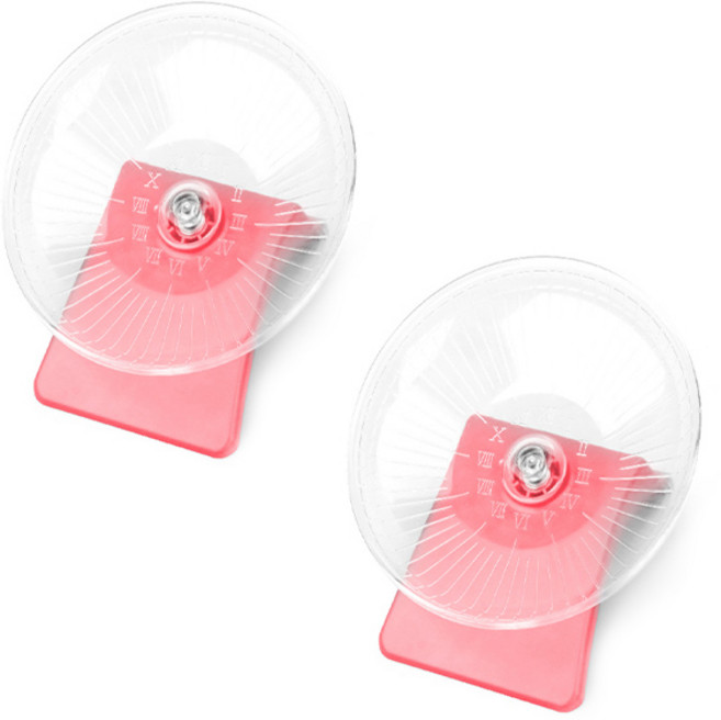 NEWAGE 햄스터 러닝 타임 챗바퀴 18cm, 핑크(NA-H113), 2개