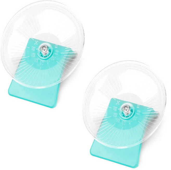 NEWAGE 햄스터 러닝 타임 챗바퀴 18cm, 블루(NA-H114), 2개