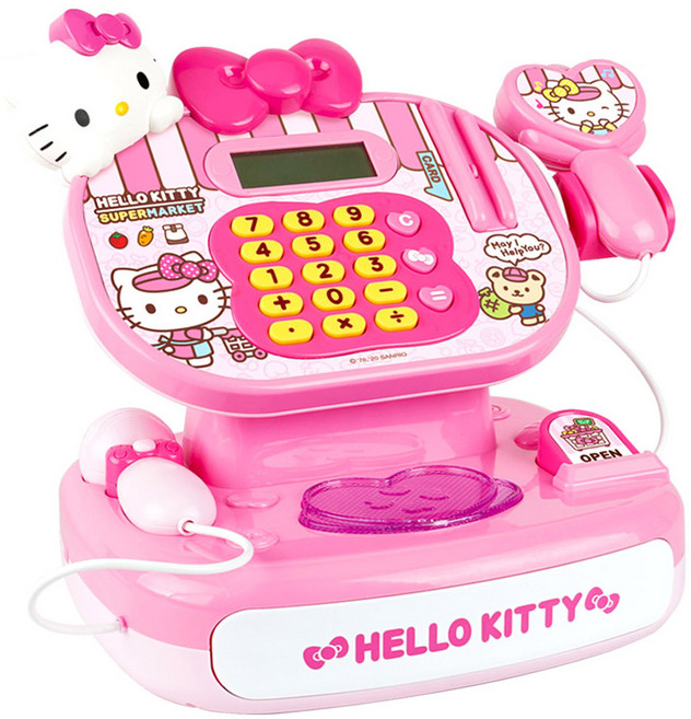 바니랜드 헬로키티 달콤 계산대놀이, 혼합색상, 1개