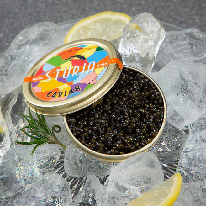 스투리아 프랑스산 오세트라 캐비어 (냉장), 30g, 1개