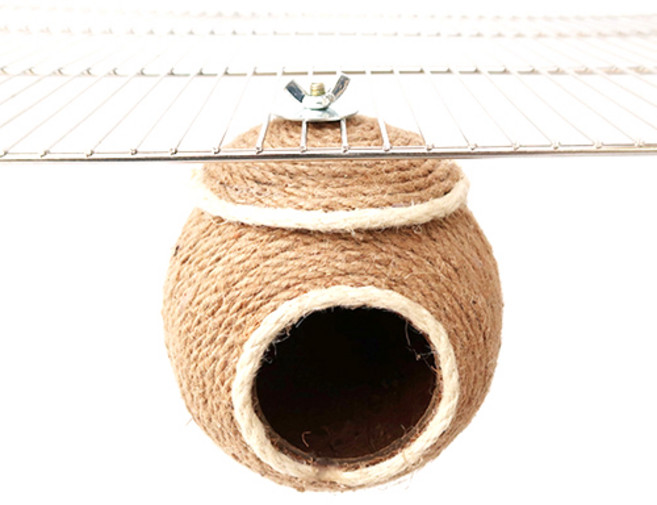 더플로우컴퍼니 로프 행잉 도토리 둥지 A타입, 혼합색상, 1개