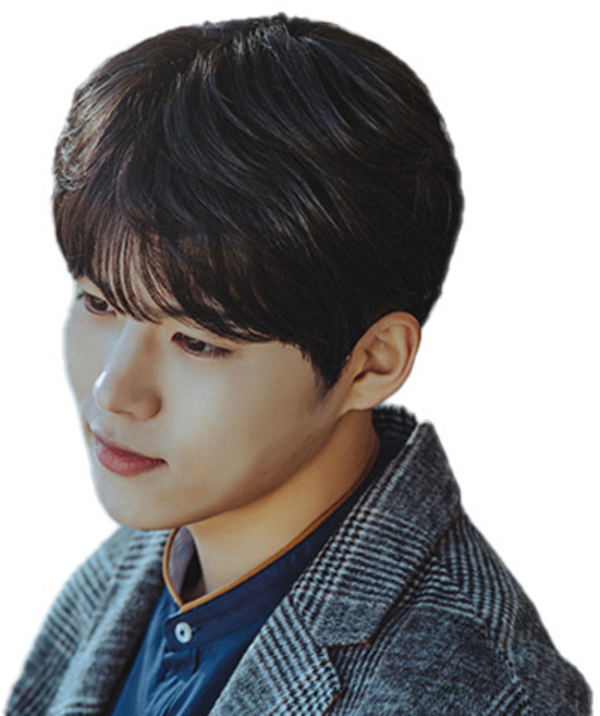 가발나라 볼륨시스루 가르마펌 남자 통가발 L, 내츄럴블랙, 1개