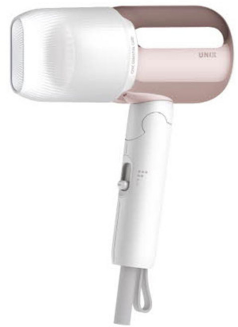 유닉스 접이식 이온 에센셜 케어 드라이기 1800W, UN-B3021, 혼합색상