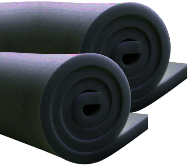 고경도 스펀지 40k 1 x 100 x 200 cm, 블랙, 2개