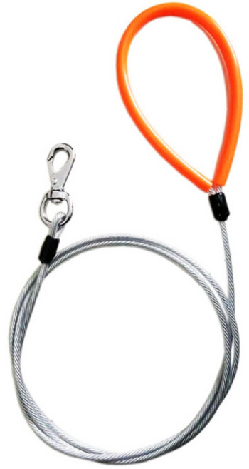 강아지 대형견 pvc 코팅 와이어줄, 혼합색상, 1개