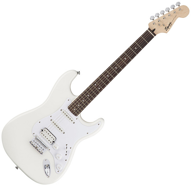 스콰이어 BULLET Stratocaster HSS HT 일렉 기타 + 구성품 11종 세트, ARCTIC WHITE(기타), 랜덤발송(카포, 융), 흰색(픽크), 노란색(피크케이스), 검정(줄감개), 1개