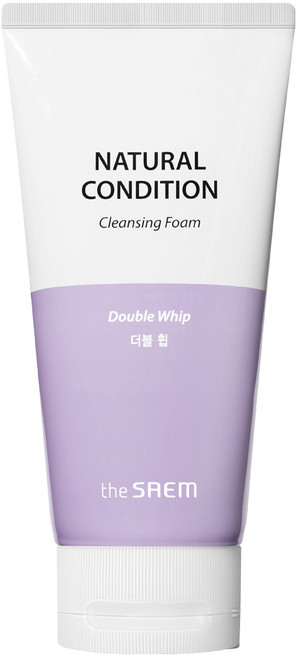 the SAEM 得鮮 NATURAL CONDITION泡沫潔面乳 Double Whip, 150ml, 1條