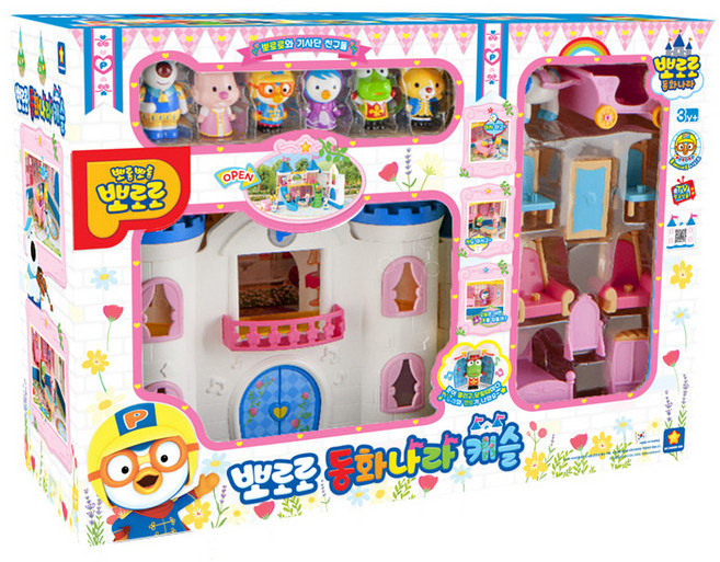 Pororo 淘氣小企鵝 童話王國城堡扮家家酒, 1個, 混合色