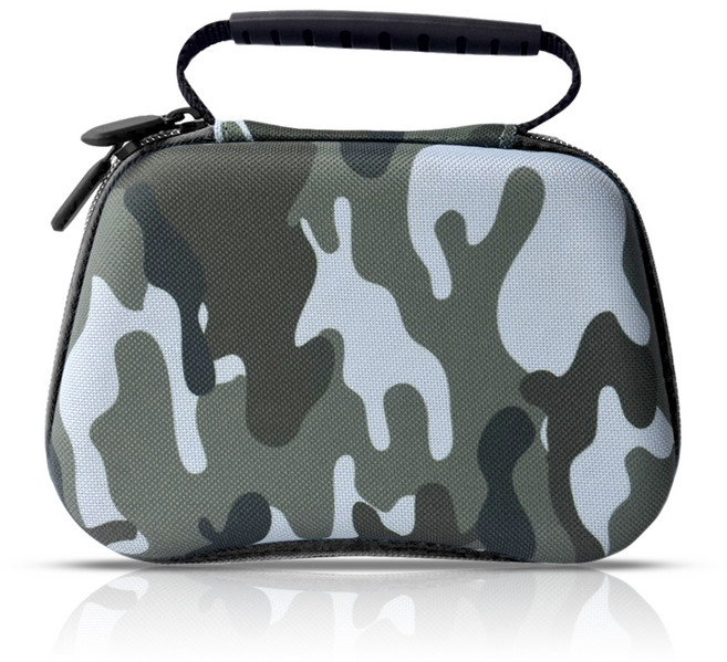 호후 PS5 듀얼센스 6 in 1 스타터 키트 하드 파우치 카모플라쥬, 1개