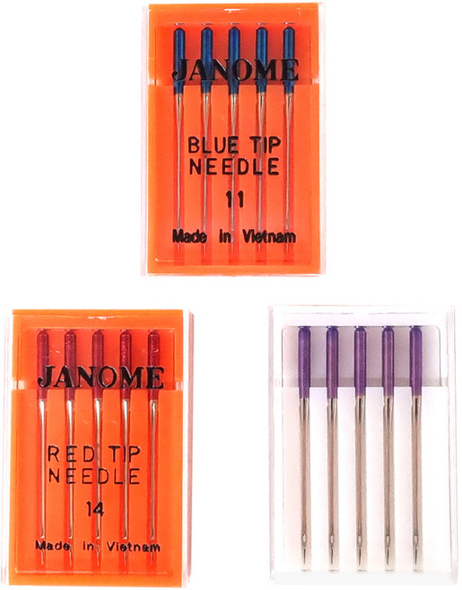 가정용 재봉틀 바늘 3종 세트, 1세트