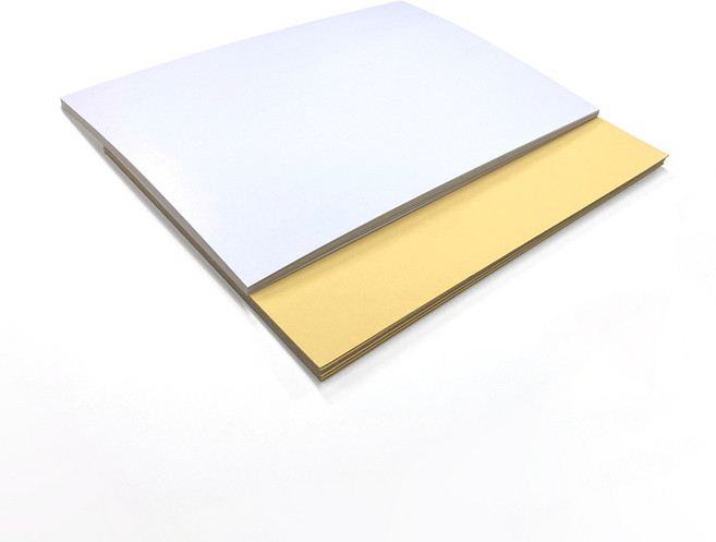 하드보드지 1T 미색 10p + 백색 10p, 4절, 1세트