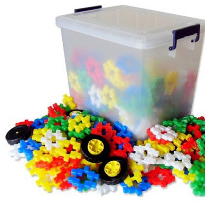 대성산업 꼬마사각 플러스 블록 312p, 혼합색상, 1개