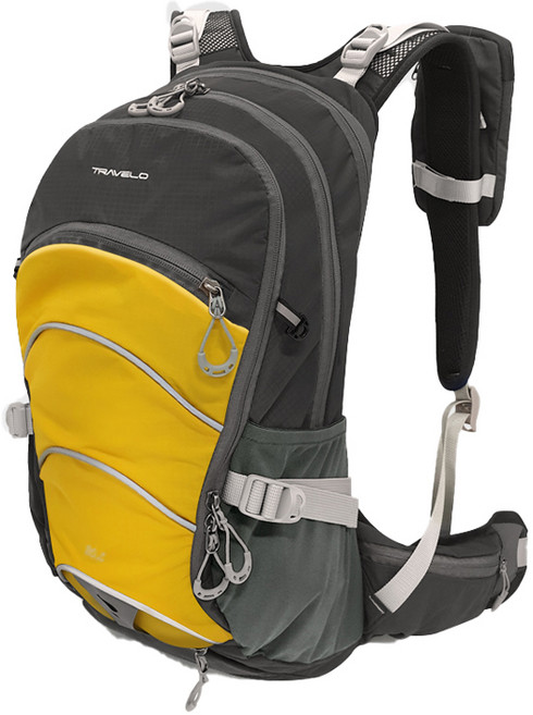 트레벨로 3D 에어사이클 자전거 배낭, 옐로우그레이, 1개