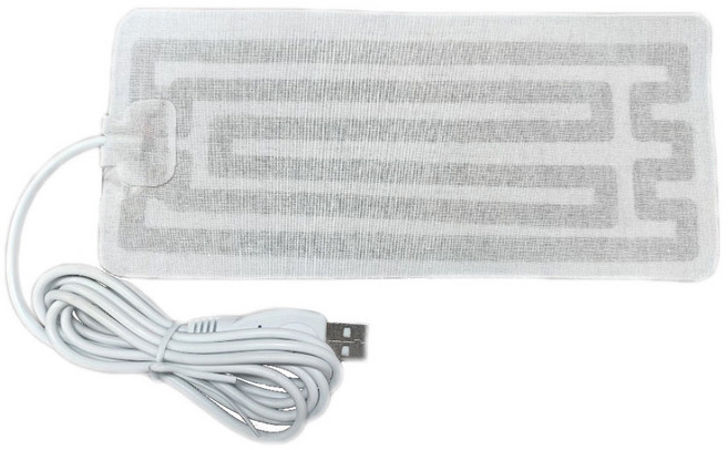 DC5V USB 발열 패드 70 x 180 mm L2056, L2056. 발열패드USB 70x180 mm, 1개