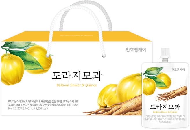 답답할 땐 시원하게 도라지모과, 30개, 70ml